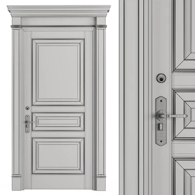 White Front Classic Door - Set 37 — Вид 5