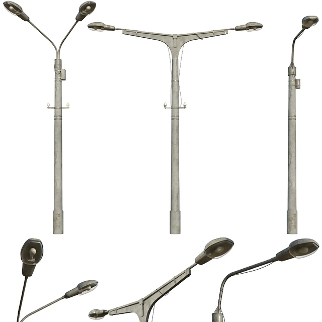 Lamppost (set of 3 poles) — Download