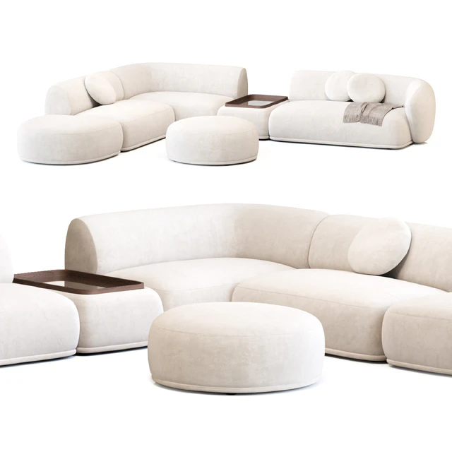 Rene Sofa by Meridiani Set 2 — Descargar