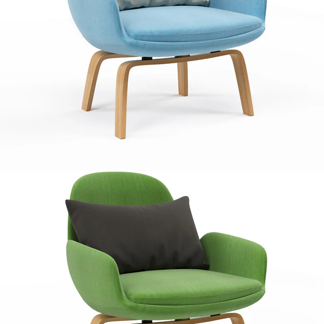 Normann Copenhagen. Era Lounge Chair Low / Stay Table 40x40 / Cap Table Lamp — Descargar