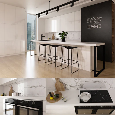 Kitchen interior — Ver 1