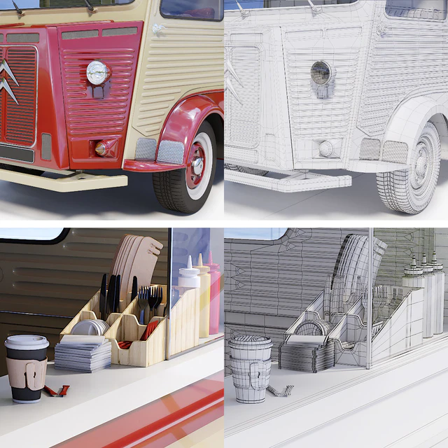 Фудтрак Citroën Type H — Скачать