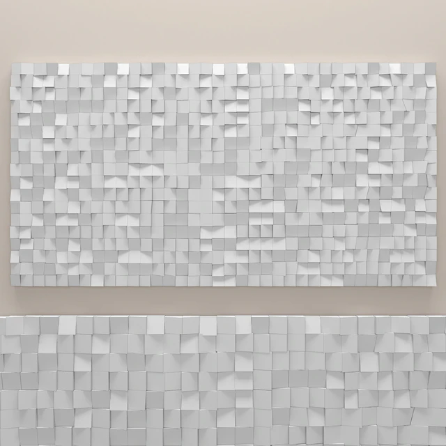 Wood wall Art mosaic "Fighting River", настенный декор, картина, деревянные бруски, мозаика, панно, арт, абстракция — Скачать