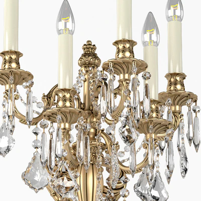 Classic wall lamp Zanaboni.Crystal Wall Sconce — Ver 5