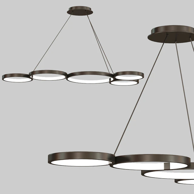 Capella LED Chandelier, Silver — Descargar