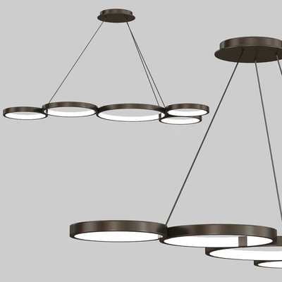 Capella LED Chandelier, Silver — Descargar