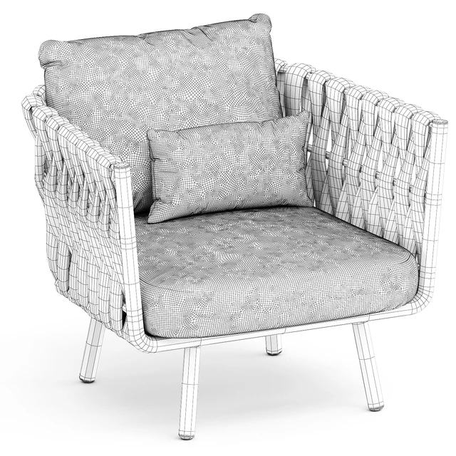Tosca club chair by Tribu — Скачать