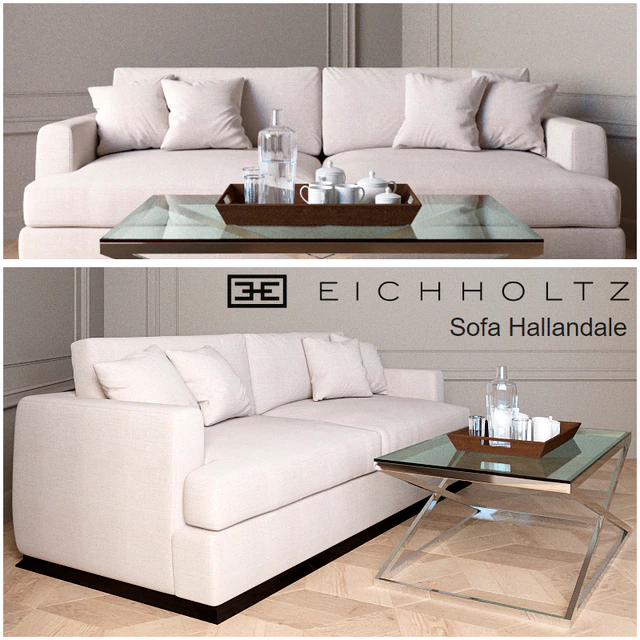 Sofa Hallandale, Coffee Table Criss Cross — Download