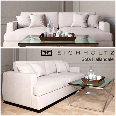 Sofa Hallandale, Coffee Table Criss Cross — Download
