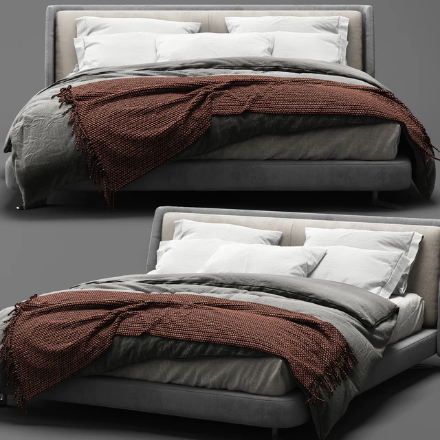 Minotti Spencer Bed — Скачать