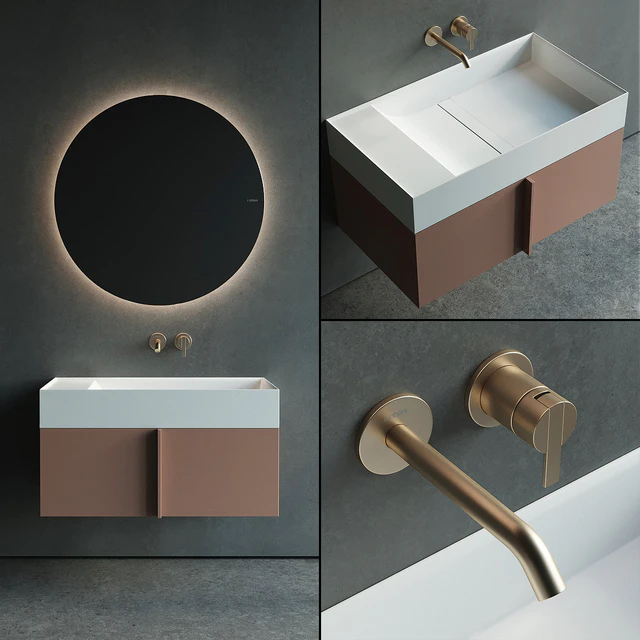 Inbani Paral Vanity Unit Set 2 — Скачать