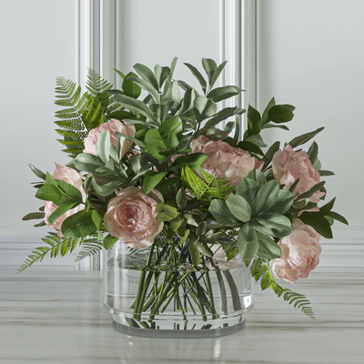 Flower Set 054 Rose seeded eucalyptus — Ver 6