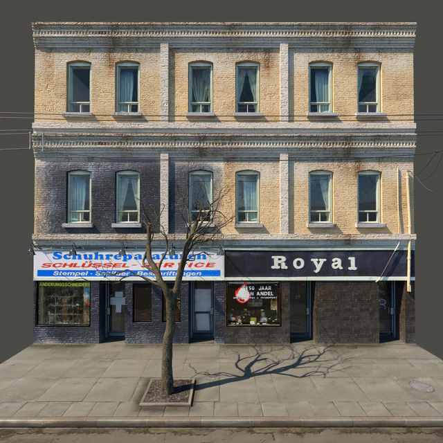 The facade of the building — Descargar