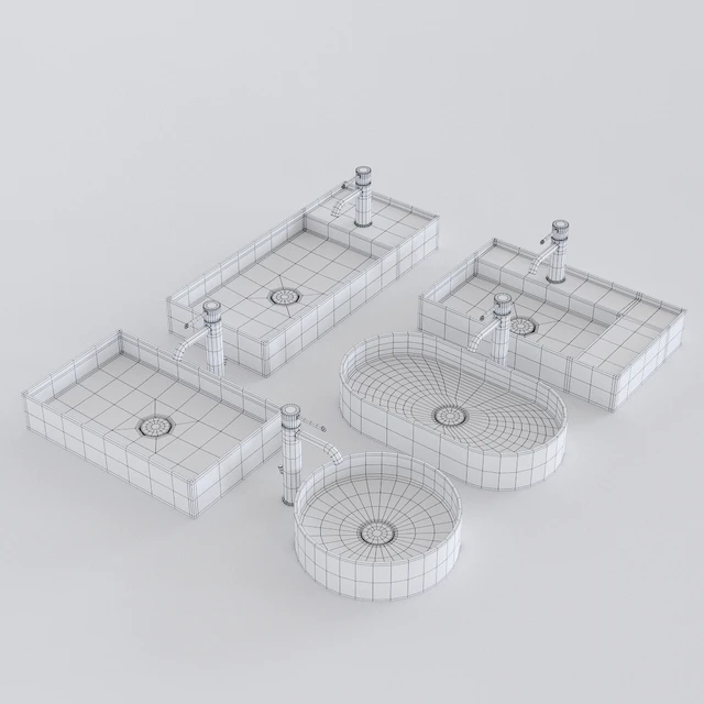 Alice Ceramica Hide Washbasin Set 2 — Descargar