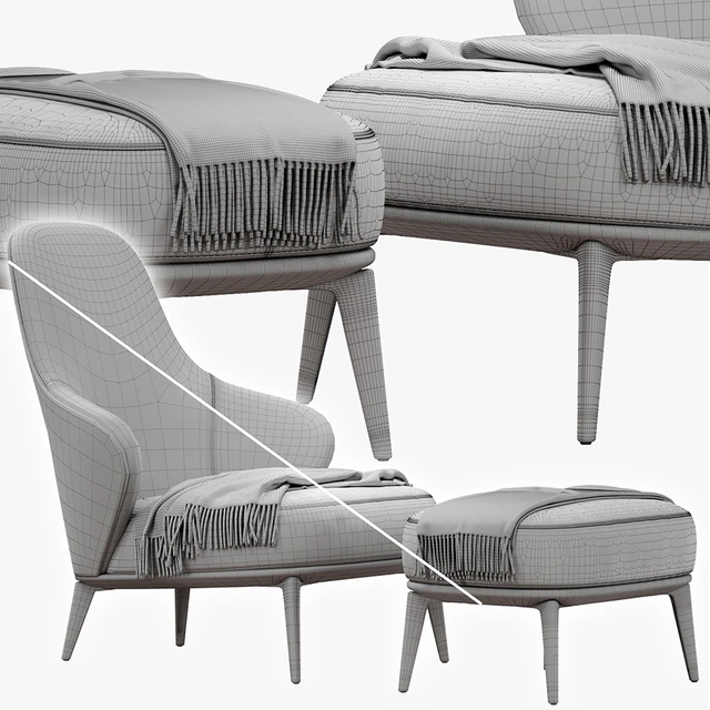 MINOTTI LESLIE ARMCHAIR — Скачать