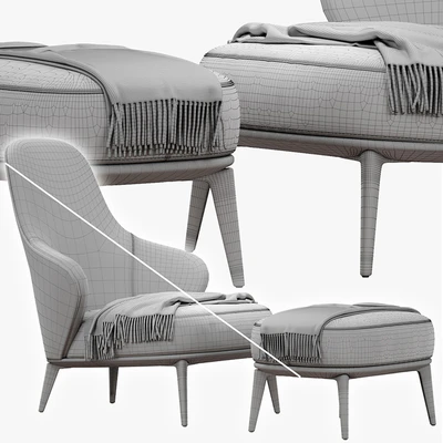 MINOTTI LESLIE ARMCHAIR — Вид 7