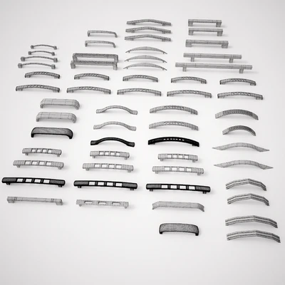Furniture handles the company AMIX Modern vol.3 first part — Ver 3