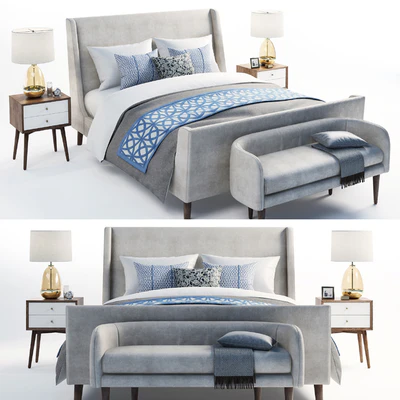 Sleigh Bed — Вид 1