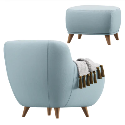 Armchair Ansil Happy Light by Divan.ru  /  Кресло Ансил — Вид 7