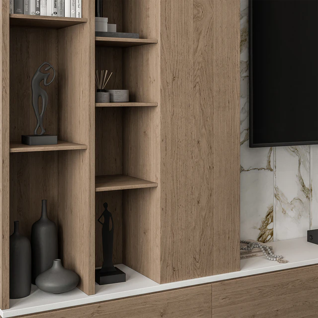 TV Wall Stone and Wood - Set 86 — Download