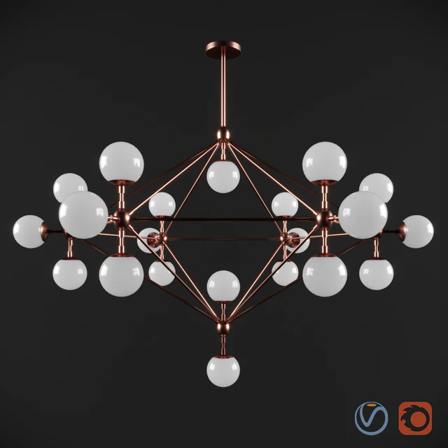 Modo Chandelier 21 Globe — Скачать