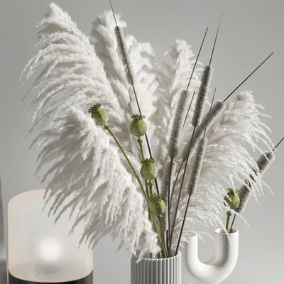 Decorative set for shelves with mixed bouquet 08 — Вид 4