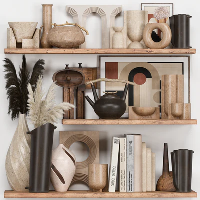Decorative Set Rustic style 08 — Ver 1