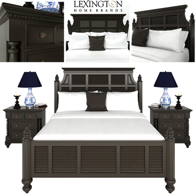 KENSINGTON MALABAR PANEL BED (LEXINGTON HOME BRANDS) — Ver 1