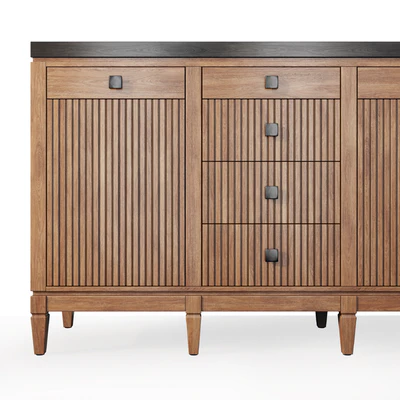 Chest of drawers buffet Foxtrot Siver Dresser sideboard — Ver 5