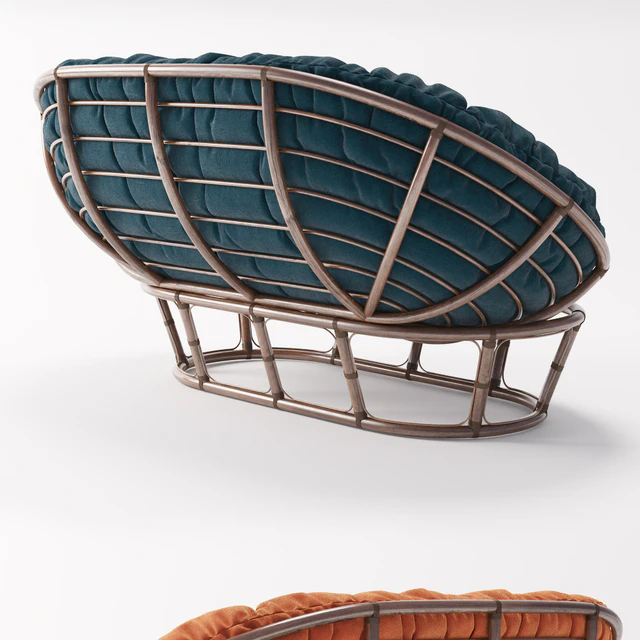 Rattan chair Papasan and Sofa Rattan Mamasan — Descargar