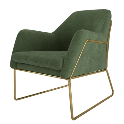 Frame Armchair, Aula Coffee Table, Rita Floor Lamp by Made — Ver 3