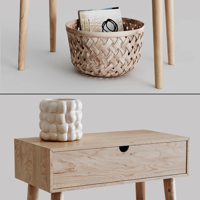 Decoration Set 04 pampas & Console — Скачать