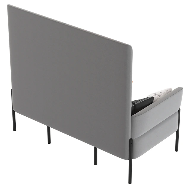 Herman Miller Hue Lounge Furniture low with wall — Descargar