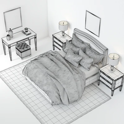 Pottery Barn Tamsen Bed set 01 — Ver 3