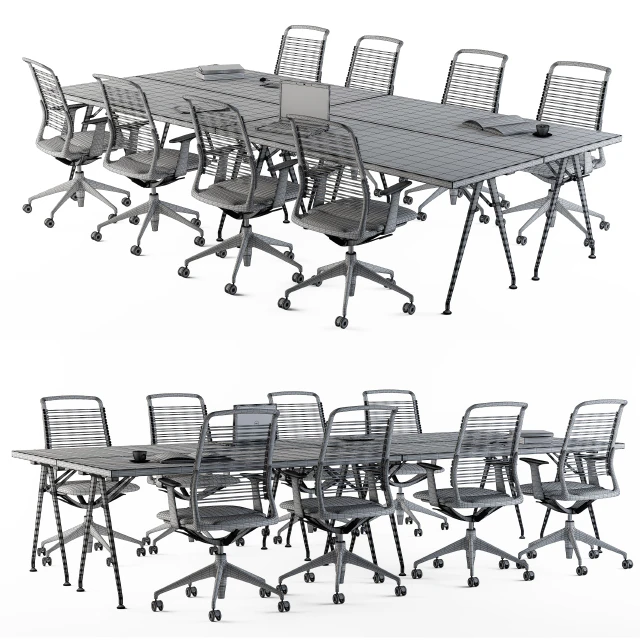 Conference Table Set For Office — Descargar