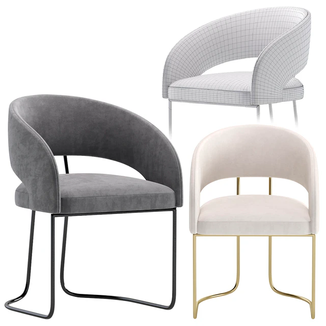 Chair ALLEN by Cazarina Interiors 2 Colors Version — Descargar