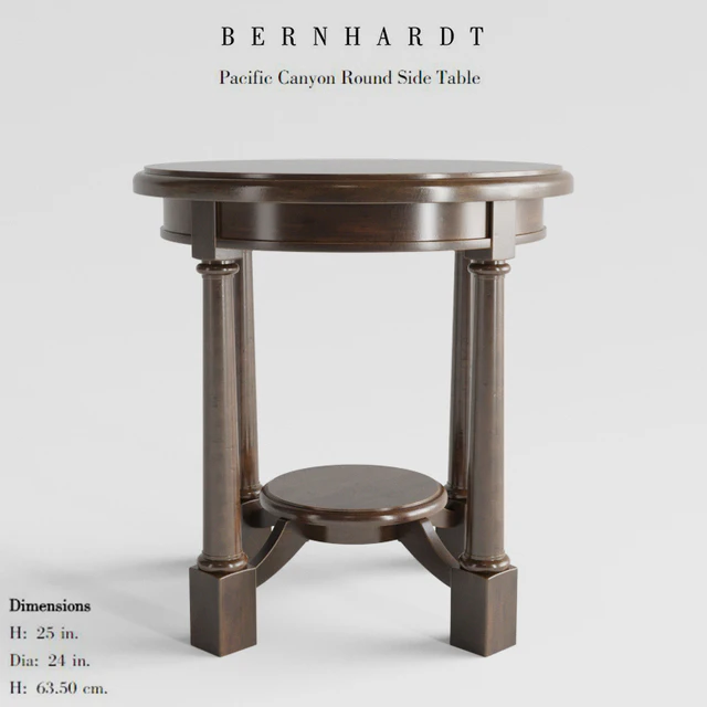 Bernhardt Round Side Table — Descargar