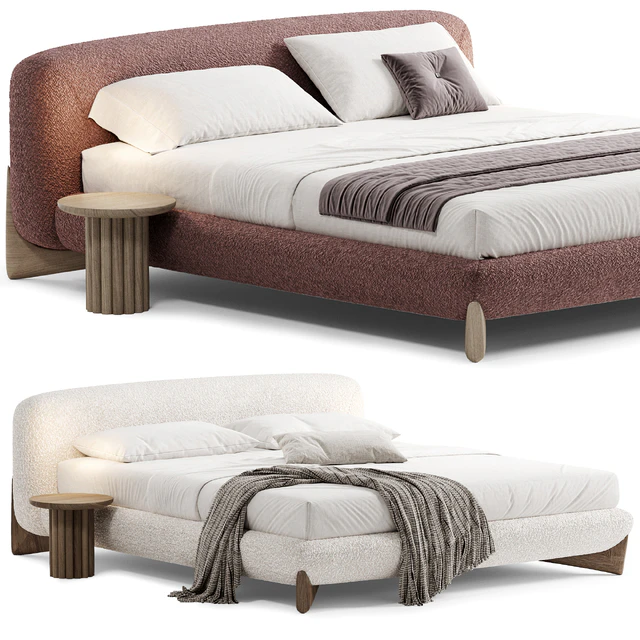 SOFTBAY Double Bed By Porada — Descargar