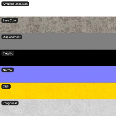 bubbled matte concrete wall texture — Ver 7