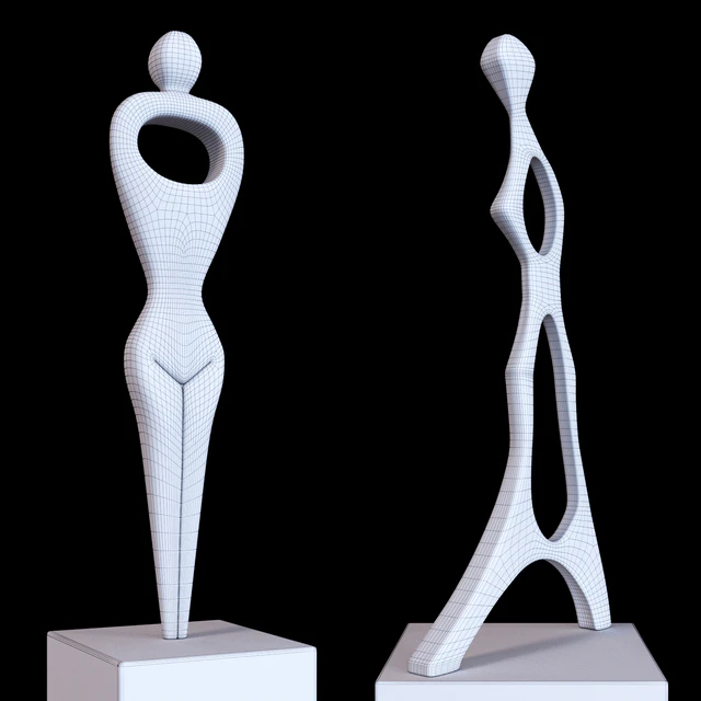 Burlini Alfredo woman sculptures — Скачать