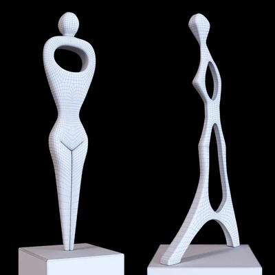 Burlini Alfredo woman sculptures — Вид 2