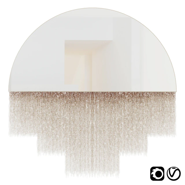 Boho Fringed Mirror — Скачать
