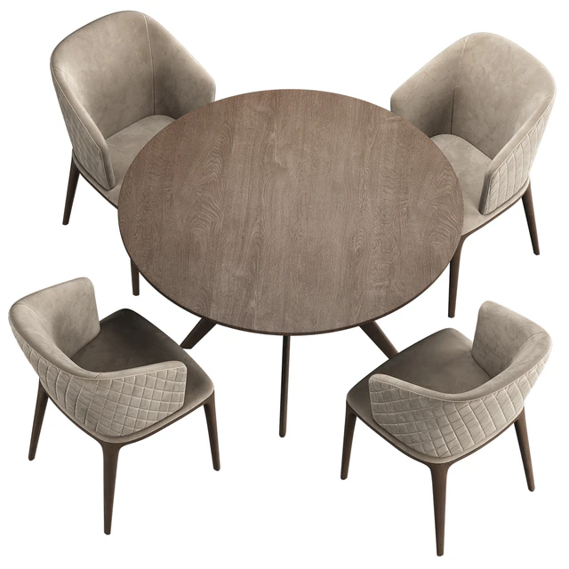 LOUISE Chair Clark Table — Descargar