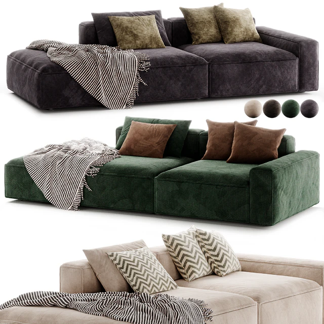 Jonathan Side Chaise Sofa — Скачать