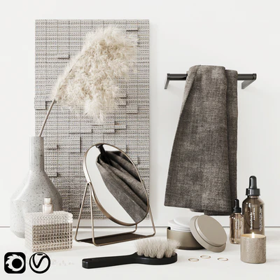 Beige Bathroom Set — Ver 1