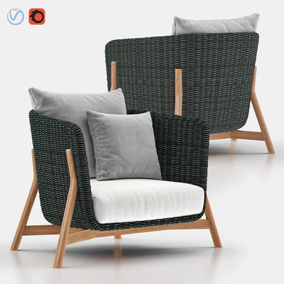 ROUND SILLON Armchair - POINT — Ver 1