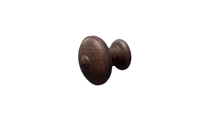 wooden door knob 001 — Скачать