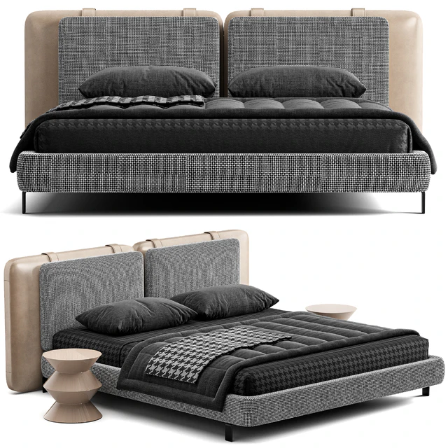 Bed Minotti Tatlin Soft — Descargar