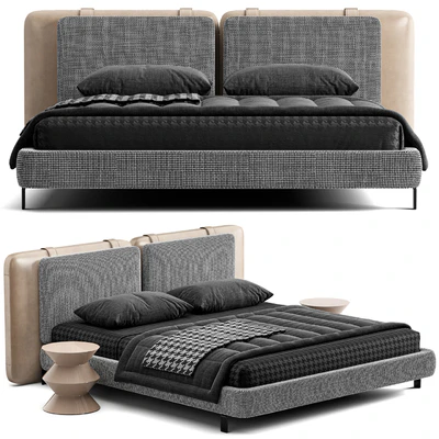Bed Minotti Tatlin Soft — Ver 5