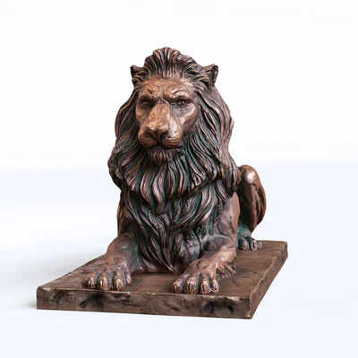 Lion Sculpture — Ver 7